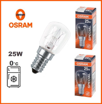 Osram Special Mini Ozon Kyl/Ugn 25W E14 Klar 2-pack