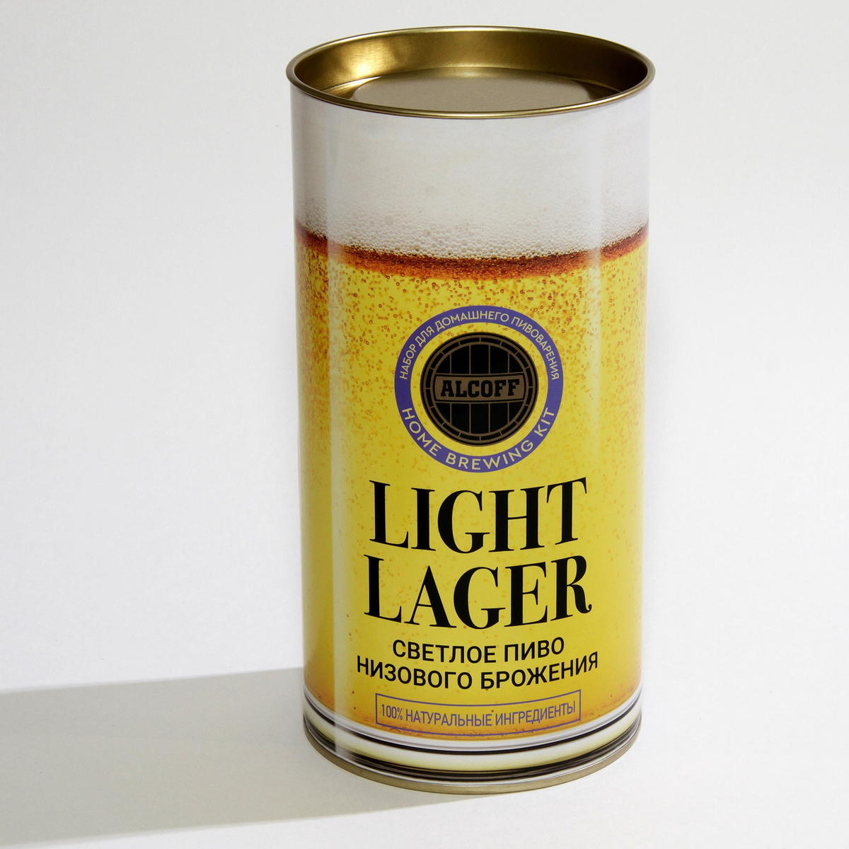 Охмелённый экстракт Alcoff "LIGHT LAGER" (светлый лагер) 1.7 кг