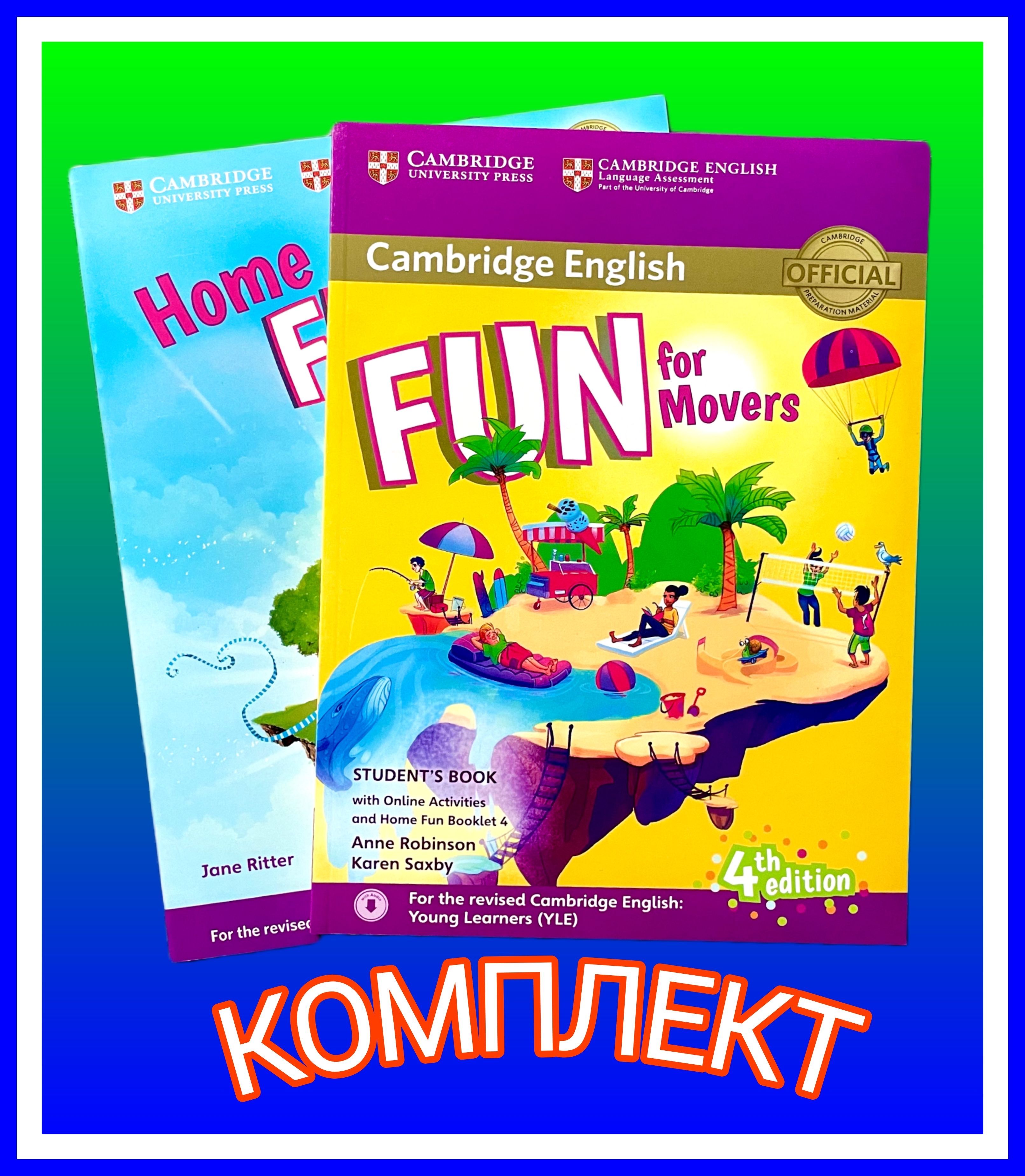 Fun for Movers. Student's Book and Home Fun Booklet+CD | Fun for Movers. Student's Book and Home Fun Booklet with Audio CD - Ozon image 2