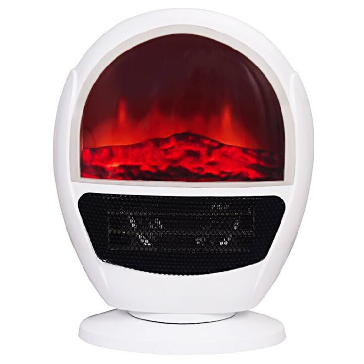 Тепловентилятор Flame Heater (имитация огня) 3 режима, белый #1