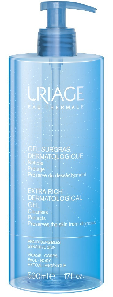 Uriage Очищающий гель для лица и тела Eau Thermale Gel Surgras Dermatologique 500 мл  #1