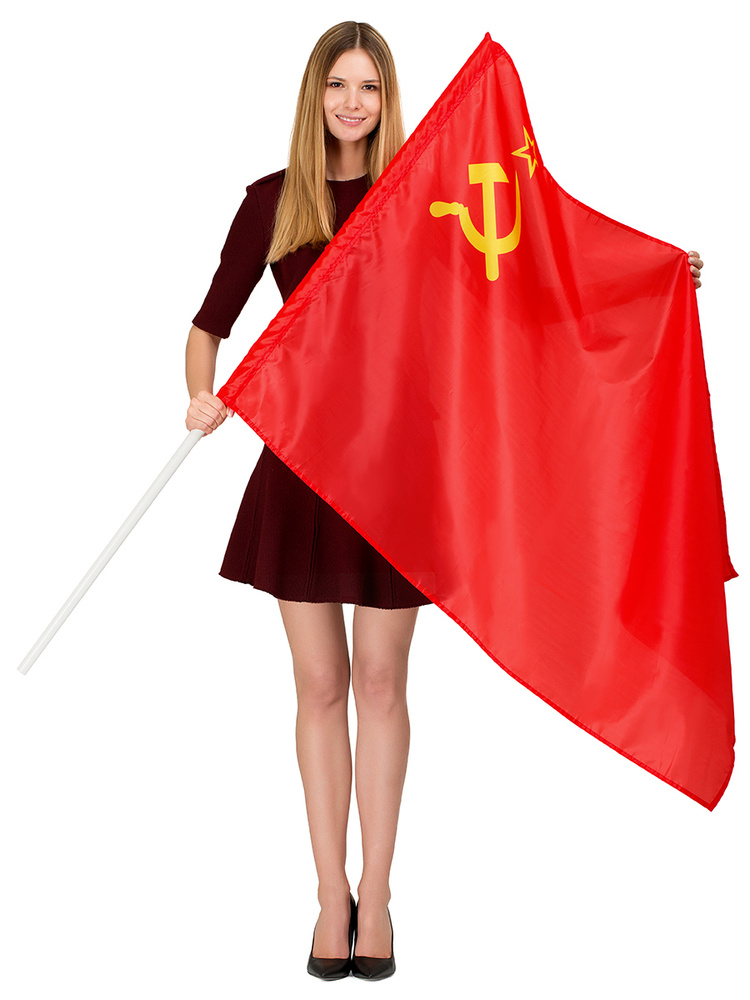 Флаг, РУСФЛАГ, Геральдика, СССР, 90*135см #1