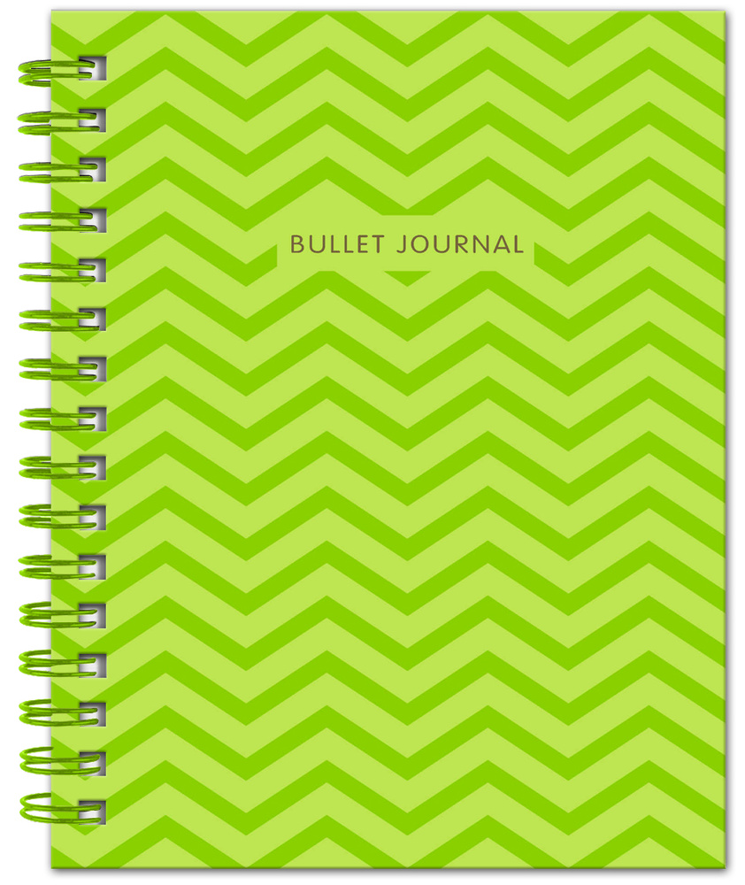 Bullet Journal (Зеленый) 162x210мм, твердая обложка, пружина, блокнот в точку, 120 стр.  #1