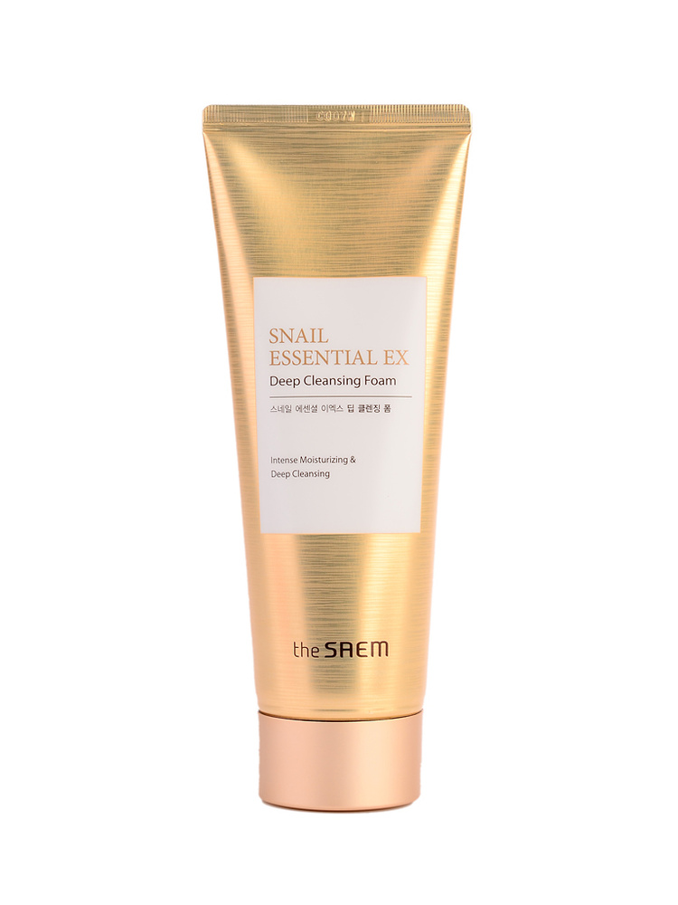 The Saem Snail Essential Пенка для умывания Snail Essential EX Wrinkle Solution Deep Cleansing Foam 150гр #1