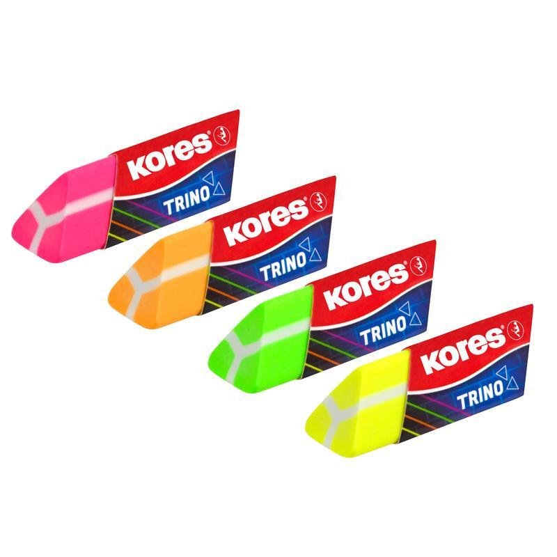 Набор ластиков Kores виниловый в дисплей-боксе 64x20x16 мм - 4 штуки  #1