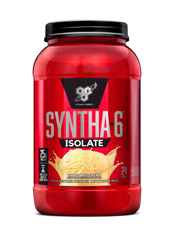 Изолят протеина + BCAA BSN Syntha-6 Isolate 912 гр Ванильное Мороженое  #1