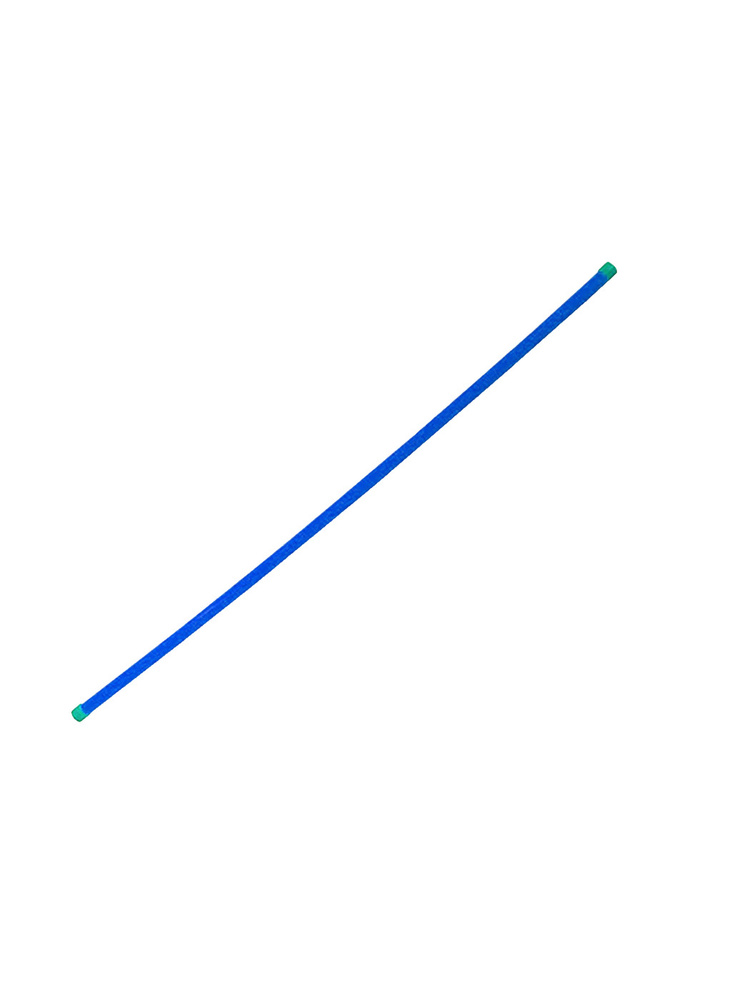 Гимнастическая палка пластиковая 100 см цвет  синий #1