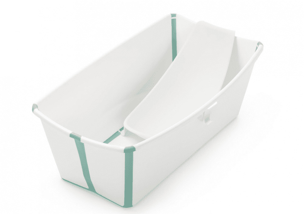 Stokke Flexi Bath cкладная ванночка с горкой White Aqua #1