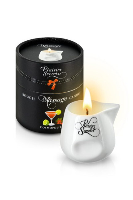 Массажная свеча с ароматом коктейля Космополитен Bougie Massage Candle (80 мл)  #1