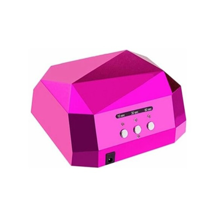 UV LED-лампа кристалл 36W (розовая) #1