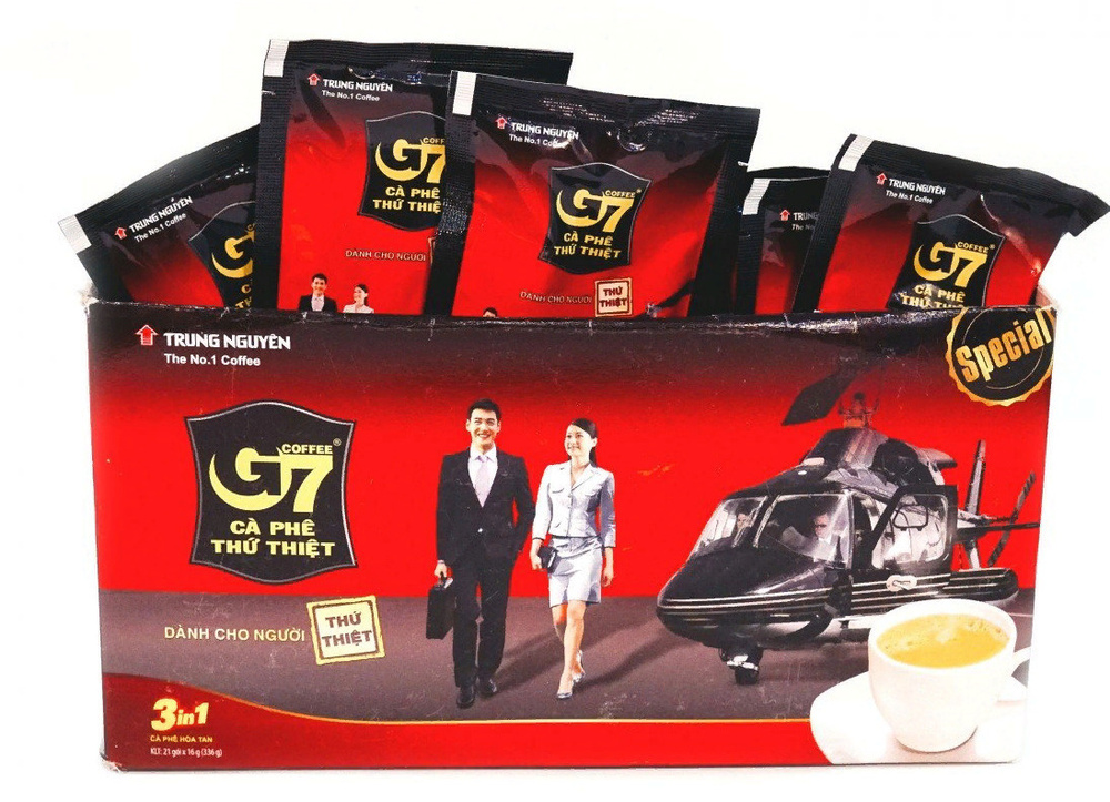 Кофе растворимый G7 Instant Coffee Порошковый 430г. 1шт. #1