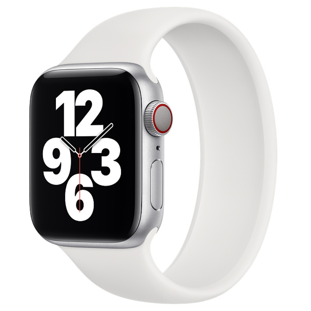 Ремешок монобраслет ( Моно браслет ) для умных часов Apple Watch 42-44mm Series 1-6 и Эпл Вотч SE силиконовый #1