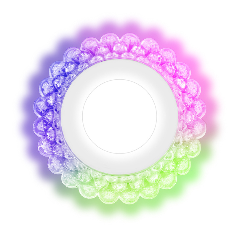 Встраиваемый светодиодный потолочный светильник REXANT Ice c белым и цветным свечением RGB  #1