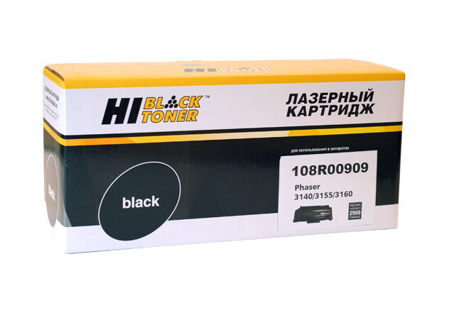 Картридж лазерный Hi-Black 108R00909 для Xerox Phaser 3140/3155/3160, черный  #1