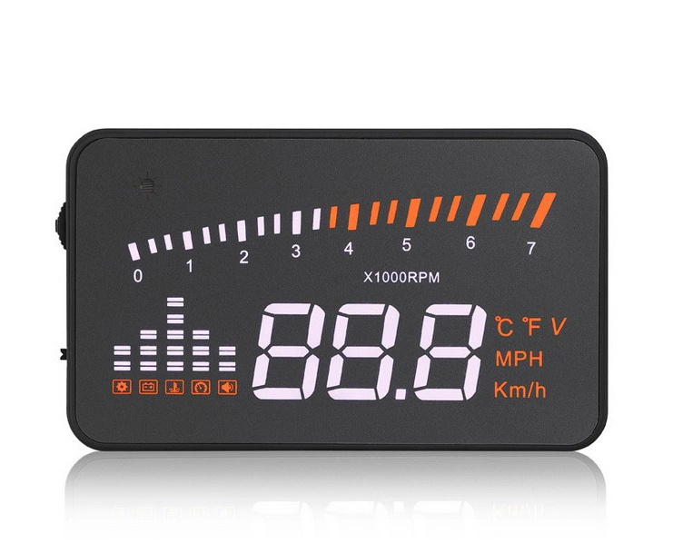 HUD проектор скорости на лобовое стекло автомобиля OBD II купить по ...