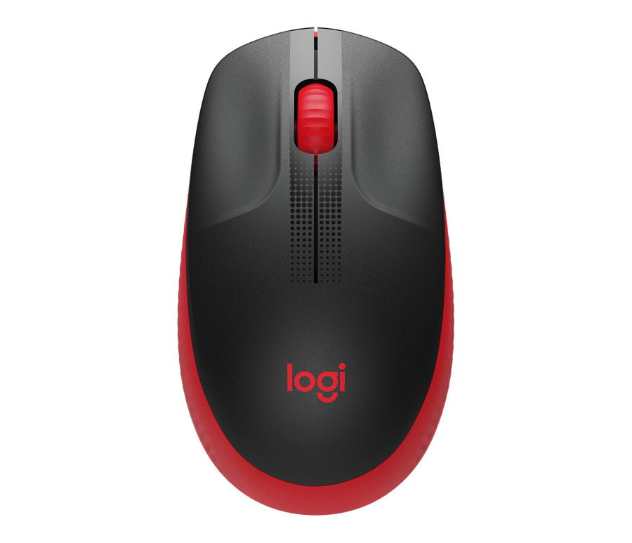 Logitech Мышь беспроводная М190, красный, черный #1