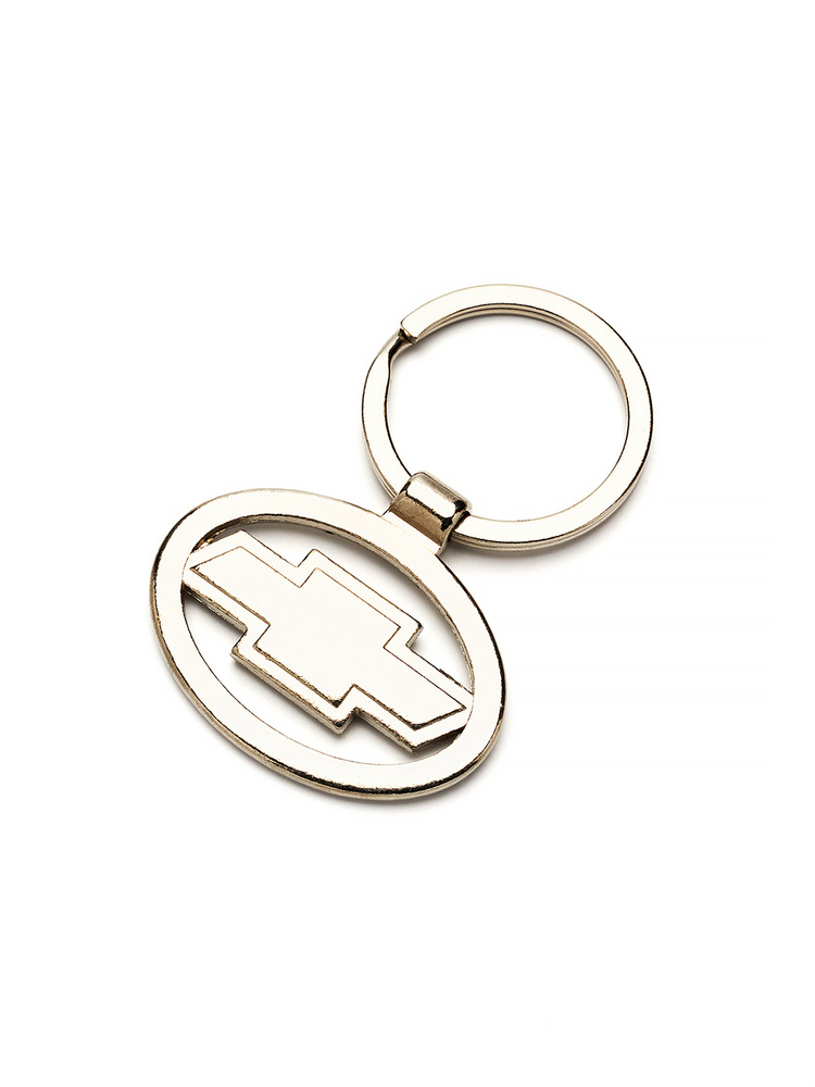 Брелок для ключей металлический с эмблемой Chevrolet ( Шевроле )  #1