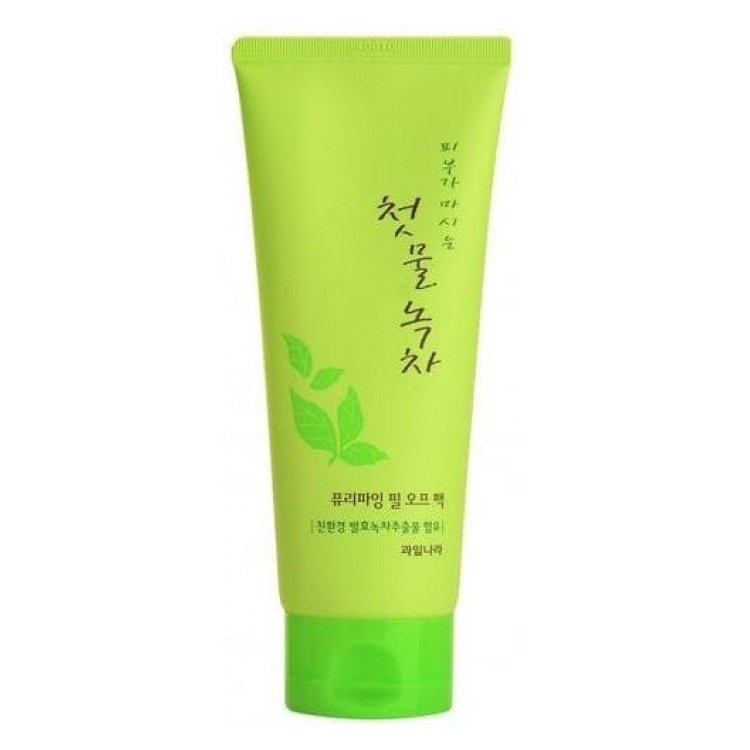 Welcos kwailnara green tea Пенка green tea moist cleansing foam 180гр #1