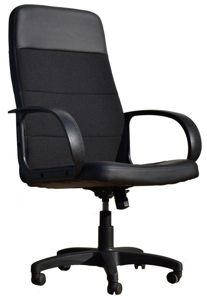 Office Lab Офисное кресло, Ткань, Экокожа, черный #1
