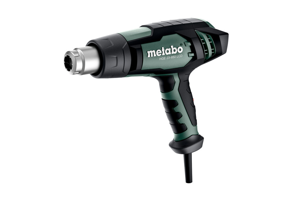 Строительный фен METABO  HGE 23-650 LCD (603065500) в кейсе Metabox #1