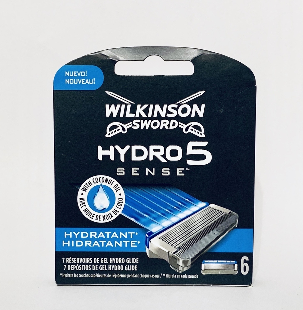 Wilkinson Sword Hydro5 SENSE Hydratant, Сменные кассеты для Бритвы Hydro 5 и Hydro5 Sense (6 шт)  #1