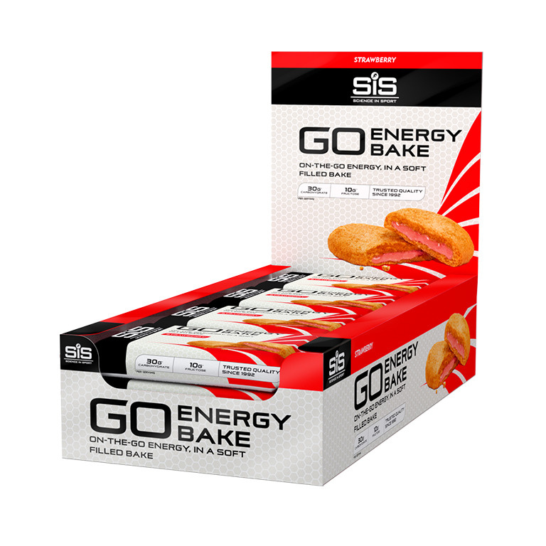 SIS, Батончик энергетический GO ENERGY BAKE Клубника, упаковка 12 штук  #1