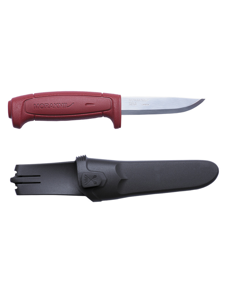 Нож Morakniv Basic 511, универсальный/строительный, углеродистая сталь, клинок 91мм, красный  #1