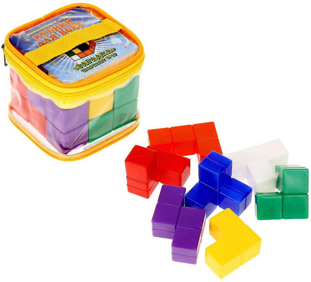 Набор кубиков Корвет "Кубики для всех. Загадка", игра-головоломка из ...