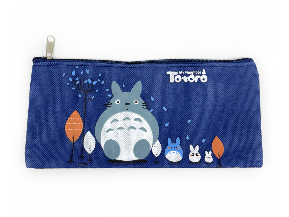 Пенал нейлон Тоторо, пенал-косметичка Totoro - Темно-синий #1