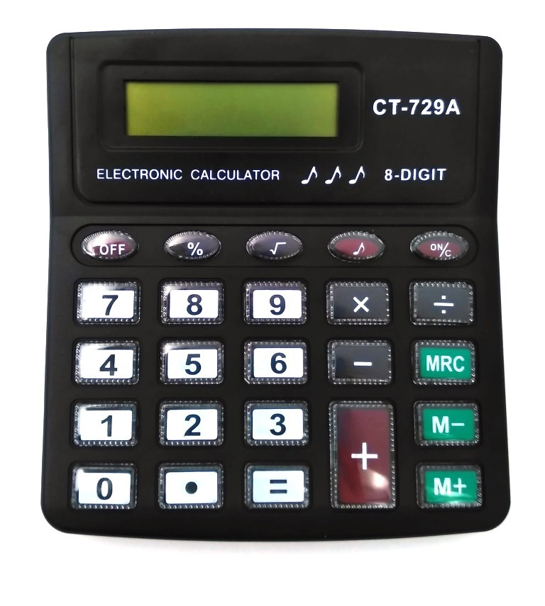 Калькулятор 8 разрядов настольный средний СТ-729А для вычислений, калькулятор для ЕГЭ для школы для работы #1