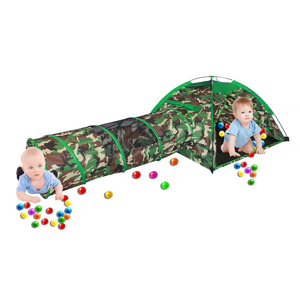 Детская палатка игровой дом + 100 шаров Pituso Милитари #1