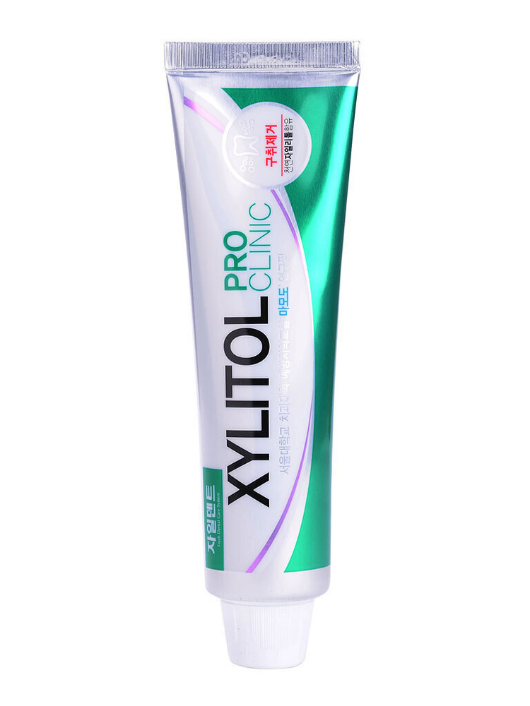 Зубная паста c растительными экстрактами Mukunghwa Xylitol Pro Clinic Herb Fragrant-Green Color, 130 #1