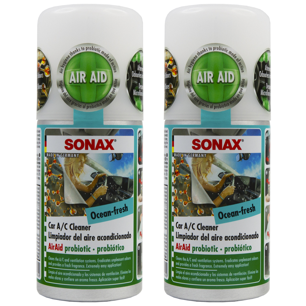 Очиститель кондиционера автомобиля с пробиотиком, 150 мл SONAX (шашка для кондиционера), очиститель автокондиционера #1
