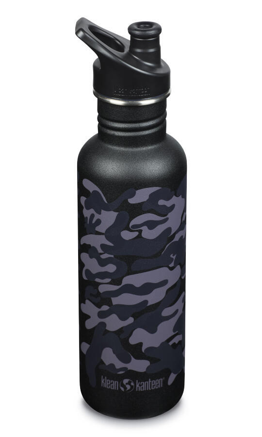 Бутылка Klean Kanteen NEW Classic Sport 27oz (800 мл) Black Camo #1