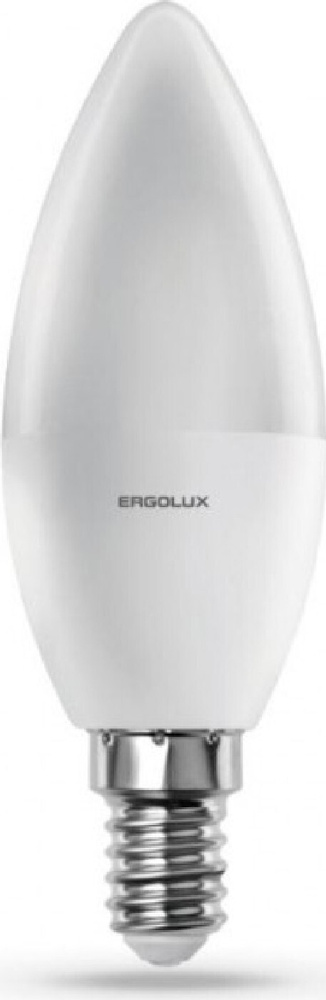 Ergolux Лампочка, Холодный белый свет, 11 Вт, Светодиодная, 1 шт.  #1