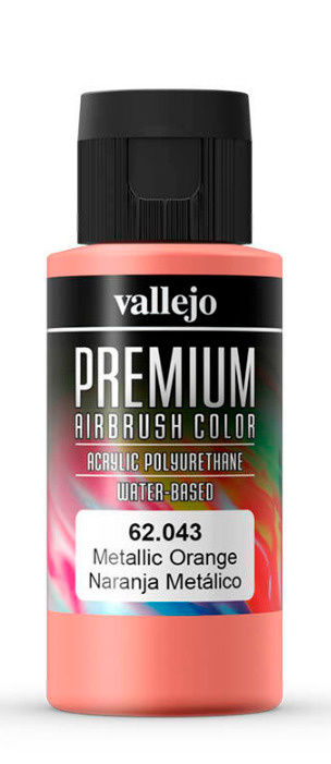 Краска Vallejo серии Premium Color - Metallic Orange 60мл. #1