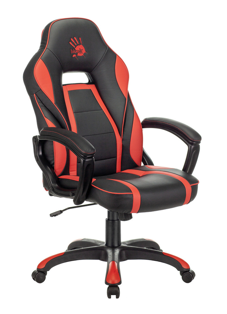 A4Tech Игровое компьютерное кресло, черный, красный #1