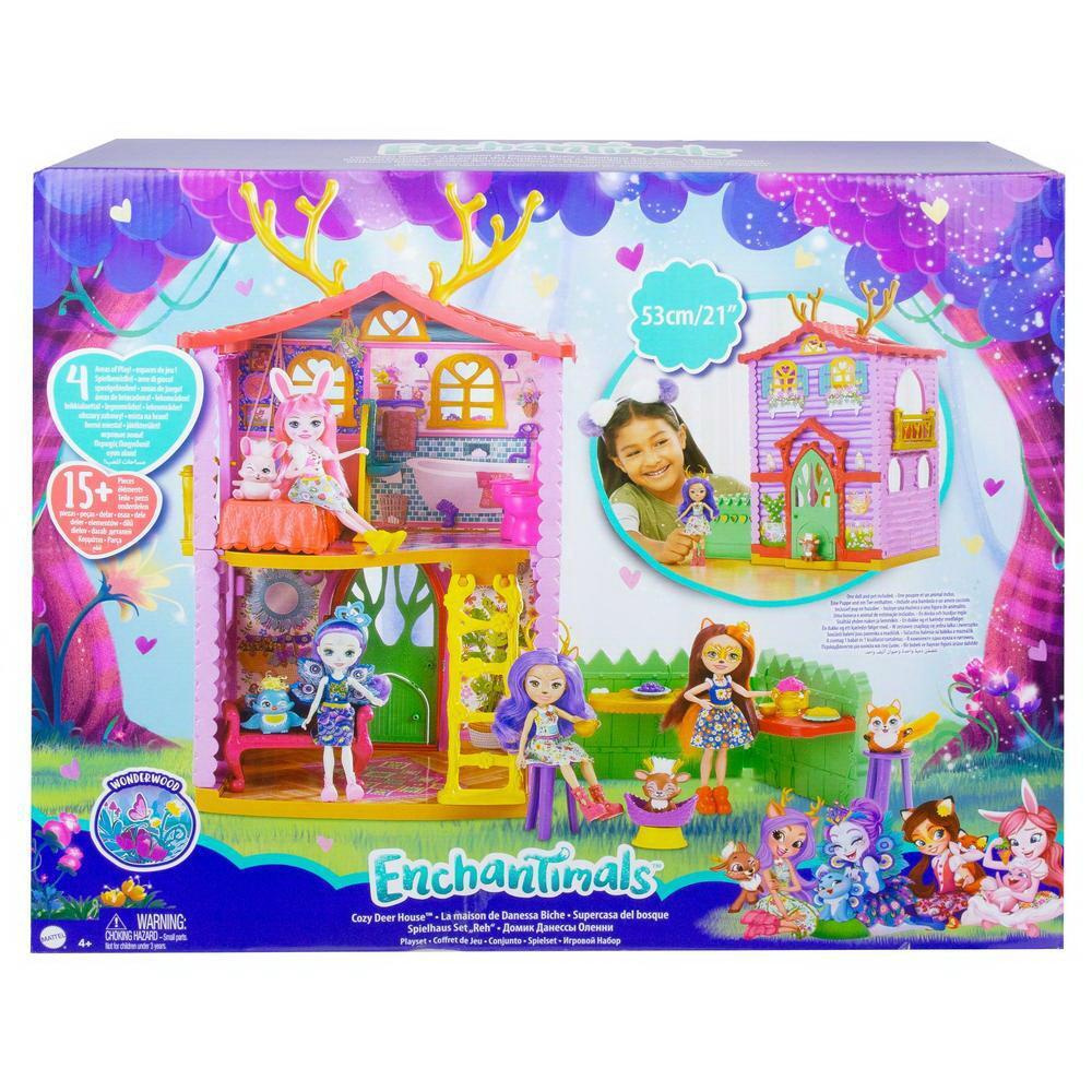 Игровой набор Mattel Enchantimals Домик Данессы Оленни ( обновленная версия)  #1