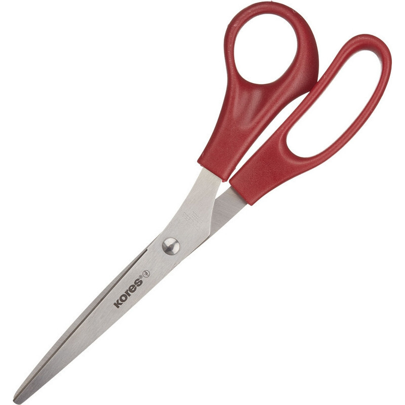 Ножницы Kores 210 мм c пластик. анатомическими ручками, цвет ассорти  #1