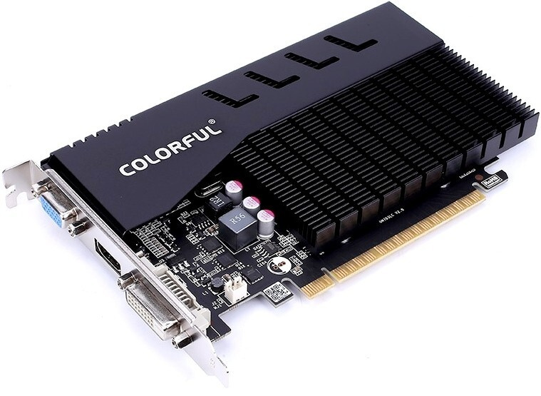 Colorful Видеокарта GeForce GT 710 1 ГБ (GT710 NF 1GD3-V) #1