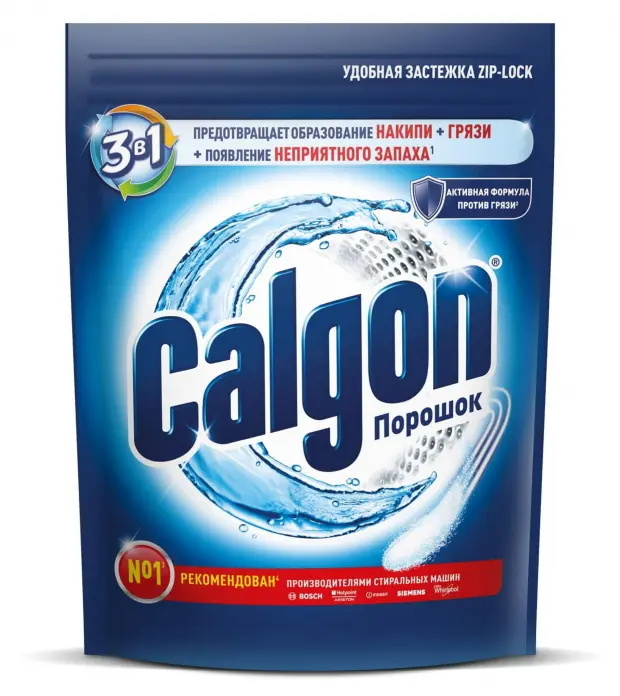 CALGON 3 в 1 Средство для смягчения воды и предотвращения образования накипи 1500 гр.  #1