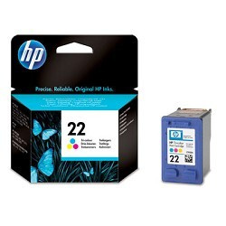 Комплект 4 шт, Картридж струйный HP 22 C9352AE многоцветный (165стр.) для HP DJ 3920/3940/PSC 1410  #1