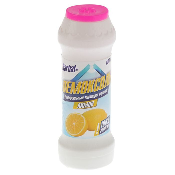 Чистящий порошок "Бархат Пемоксоль", лимон, 400 грамм, 4 штуки  #1