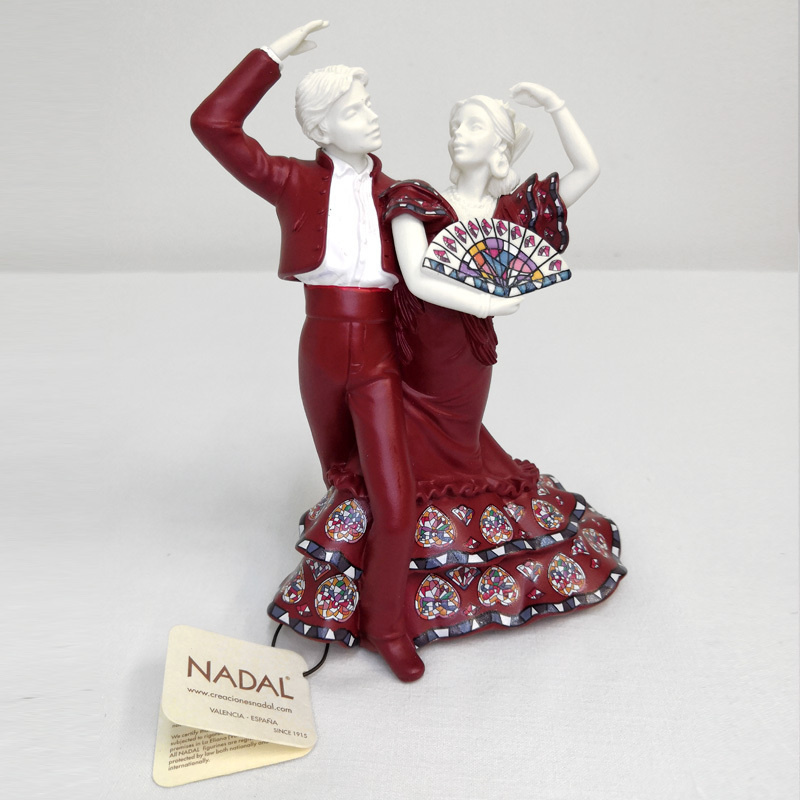 Статуэтка коллекционнаяNadal Испания 763616 Baile flamenco (Танцоры фламенко) размер 20 см  #1