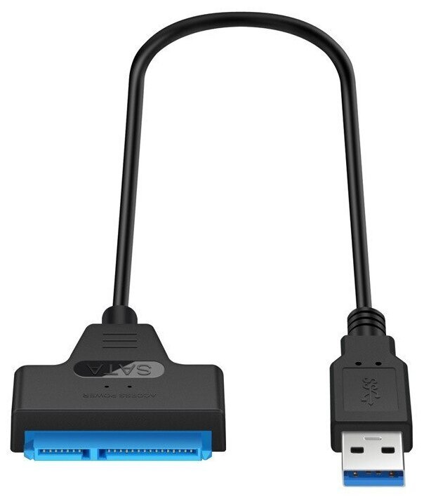 Переходник для подключения диска через usb Переходник Sata Usb с Доп Питанием - купить в интернет-магазине OZON по низкой ц