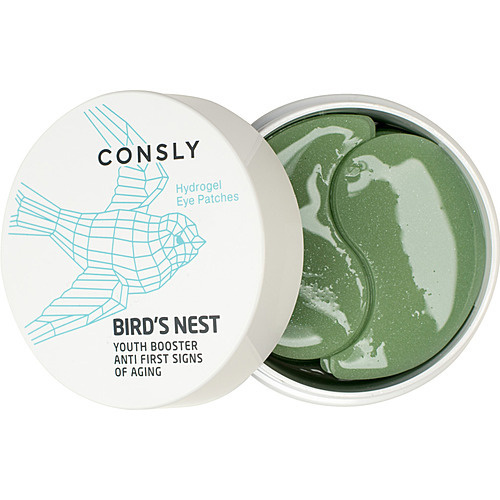 Consly Патчи для глаз с экстрактом ласточкиного гнезда - Birds nest aqua eye patch, 60шт  #1