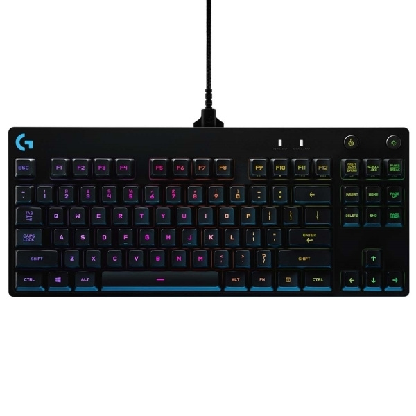Logitech G Игровая клавиатура проводная Gaming PRO, (GX Blue), черный  #1