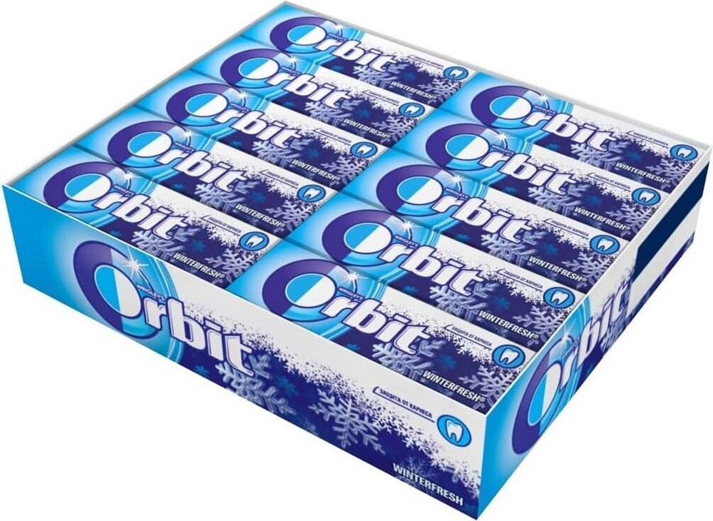 Жевательная резинка Orbit winterfresh 13.6 г 30 штук по 13.6 гр / Орбит  #1