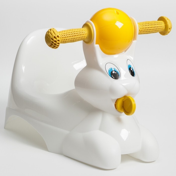 Little Angel, Горшок детский с форме игрушки "Зайчик" Lapsi, цвет белый  #1