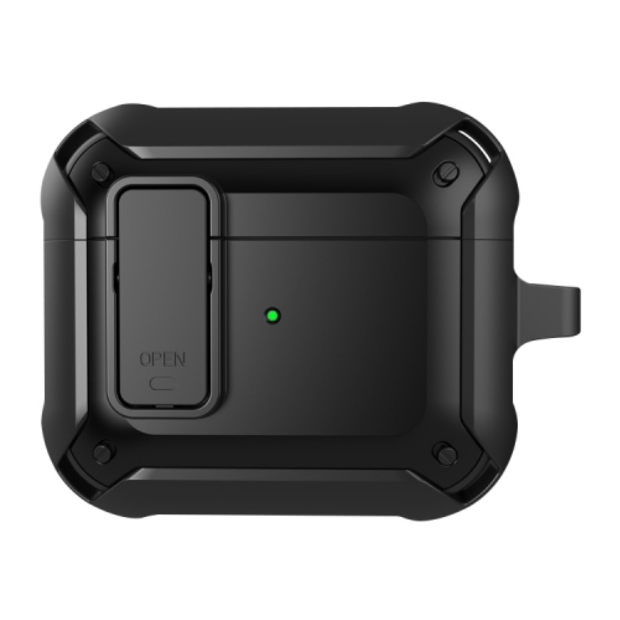 Чехол WiWU Mecha AirPods Case для AirPods 3 Black + Black #1